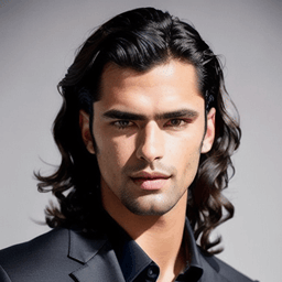 Long Curly Black Hairstyle profile picture for men
